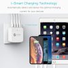 Caricatore USB Syncwire 4 Porte Veloce – Da Parete Bianco, Compatibile Universale